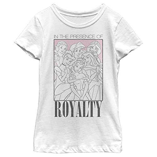 Disney Little, Big Princesses Presence Girls Short Sleeve Tee Shirt