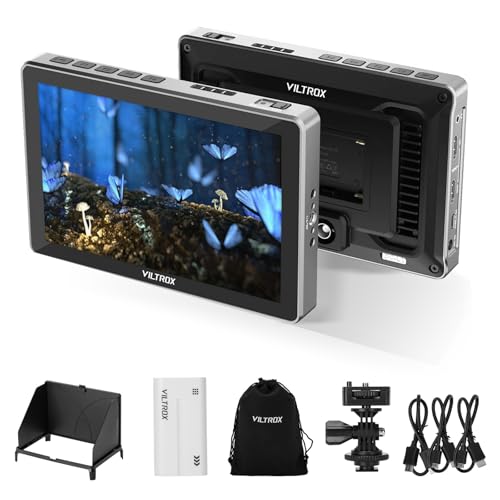 VILTROX DC-L1 obe[Lbgt,7C` ^b`XN[ JtB[hj^[A600jbg̖邳A4K 60Hz HDMIóA1280x800 Jj^[A3D LUTAg`As[LOA[J[ATVF[ht[ht