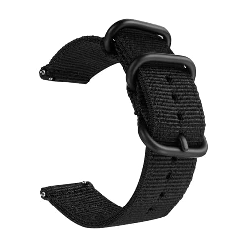 Garmin Venu 2/Active/Vivoactive 4スマートウォッチバンド交換用のCorrea WatchBand Vivoactive4ブレスレット用22mmナイロンキャンバスストラップ