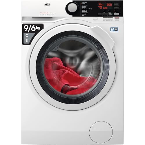 AEG L7WEE961 Autonome Charge avant A Blanc machine à laver avec sèche linge - Machines à laver avec sèche linge (Charge avant, Autonome, Blanc, Gauche, Rotatif, Tactil, LCD)
