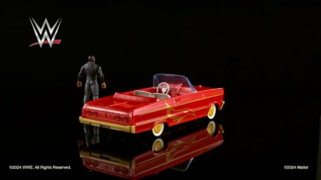 Mattel WWE Lucha Low Rider E Rey Mysterio, Veicolo Idraulico E Action Figure, Giocattolo Per Bambini 6+ Anni - 3