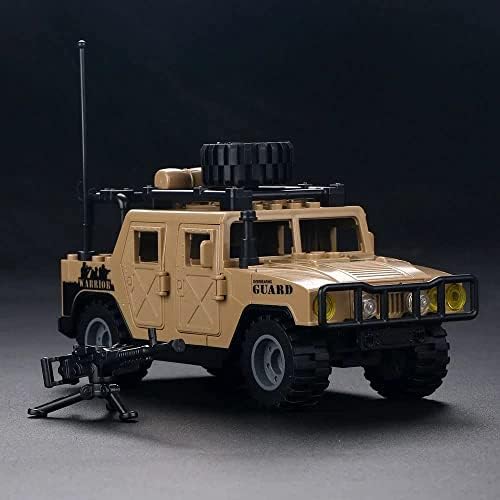 ENHANA Armored Vehicle Building Block Military Vehicle Building Toy for Age 6 7 8 9 10 11 12+, Army Battle Brick, Military Car Model Toys Gifts for Boys （4 Styles）
