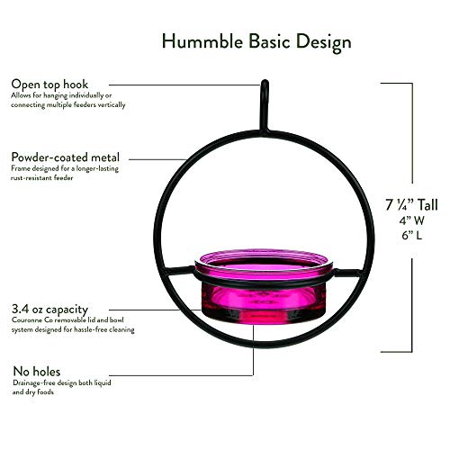 Mosaic Birds M045-200-07 Hummble Basic Bird Feeder Fuchsia #TOP1