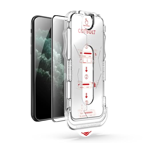 Image of Tempered Glass for iPhone 11 Pro Max /XS Max Screen Protector [Military Grade Shatterproof & Longest Durable] Screen Protector iPhone 11 Pro Max /XS Max Full Coverage
