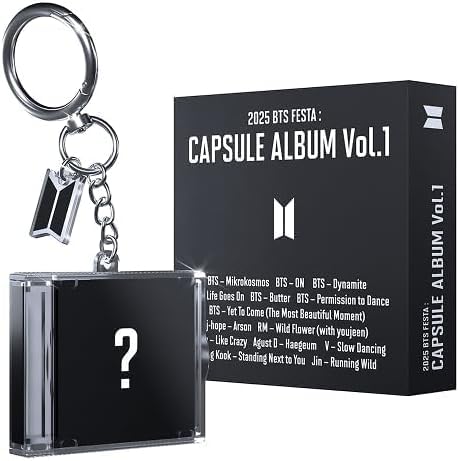 BTS グッズ CD Amazon.com: B'TS 2025 B'TS FESTA : CAPSULE ALBUM VOL.1 NFC CD+Case