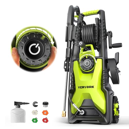 4000 Max Adjustable PSI Pressure Washer, 2 Max GPM Power Washer with 33 FT Hose...