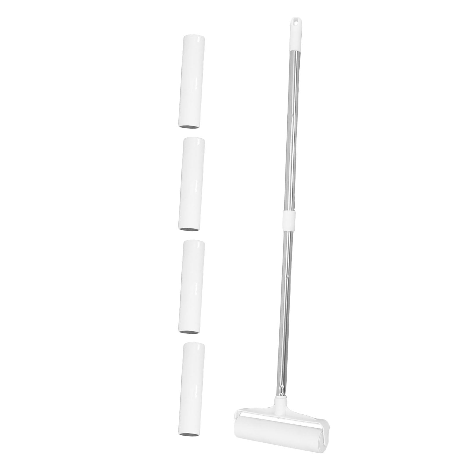 VICASKY Rullo Levapelucchi per Peli di Animali Manico Lungo Estensibile, Set 2 Pezzi Riutilizzabile per Tappeti, Mobili e Vestiti, Rullo Antipelucchi Portatile per Viaggi e Pulizia