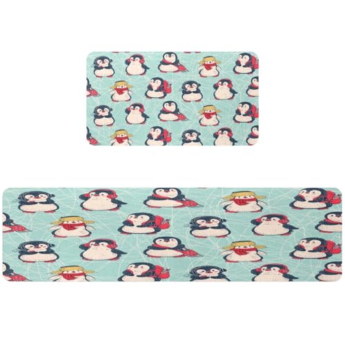Alfombrillas de cocina lavables VAPOKF吸水防滑垫2件套 2