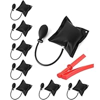 Yitobici Montagekissen, Hebekissen Luftkissenheber Belastung bis 200kg,8 Stück Schwarz