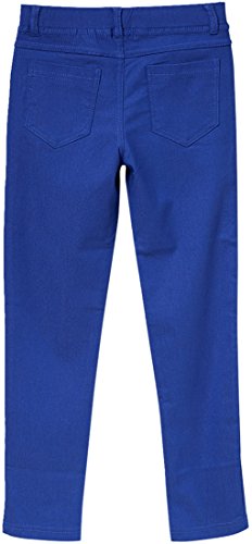 Image of ToBeInStyle Girl's Denim Easy Styling Classic Timeless Everyday Jeans Zip-Up Closure