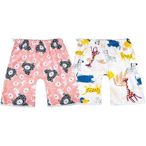 MOEMOE BABY Waterproof Diaper Pants for Boys Potty Training Pants Overnight Bedwetting Underwear for Toddler Cover