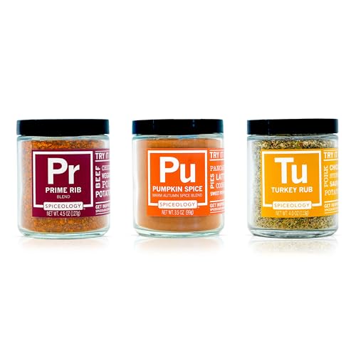 Spiceology – Holiday Seasoning Bundle – Prime Rib, Pumpkin Spice & Turkey Rub – Fresh-Ground Gourmet Spice Blends for Beef, Poultry, Baking & More – Ultimate Holiday Cooking & Gifting image 3