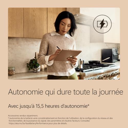 PC Hybride 2 en 1 Microsoft Surface Pro 12e édition 13 Ecran tactile Copilot+PC Snapdragon X2 Elite RAM SSD Dune - vue 4