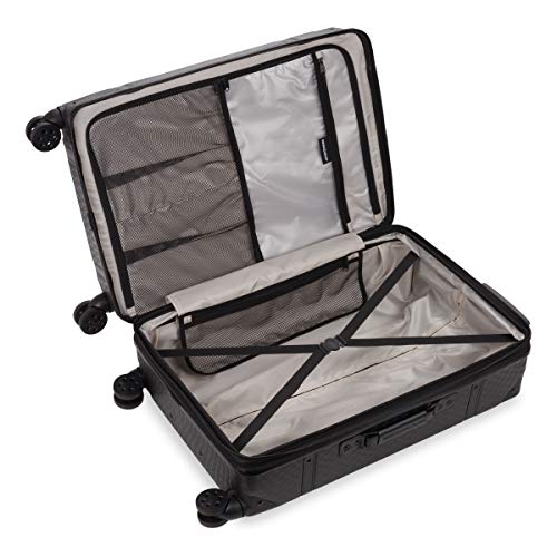 Image of SwissGear 7739 Hardside Luggage Trunk with Spinner Wheels, black, Checked-Large 26 inch