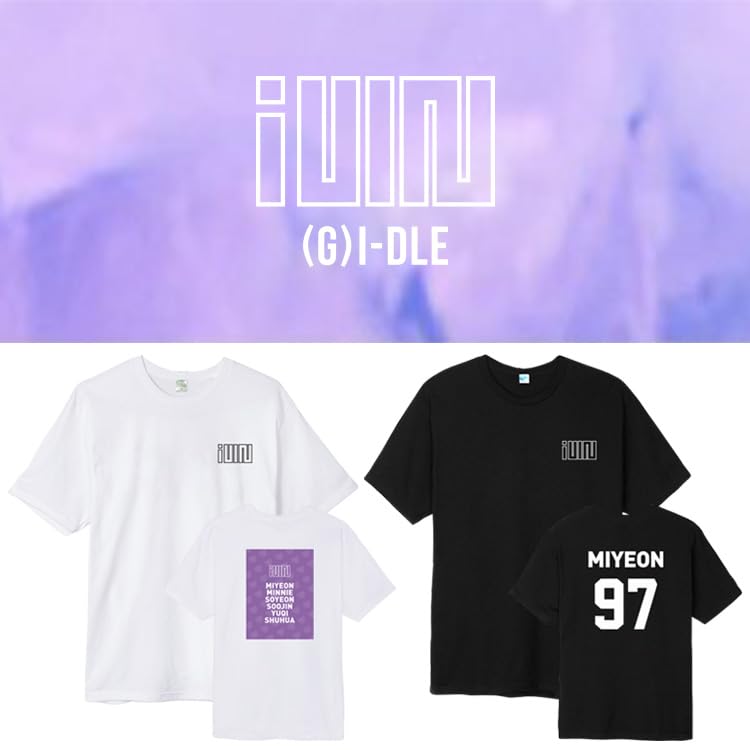 Amazon.co.jp: GIDLE Tシャツ ジー・アイドゥル Tシャツ 全員番号t