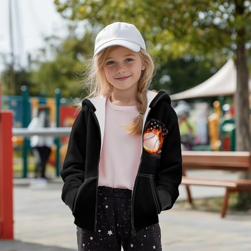 Rnyleeg Hoodies for Boys 6-16 Years Sweatshirt Cardigan Kids Boys Zip Up Jacket with Hood S-XL Comfy Fall Winter Clothes4