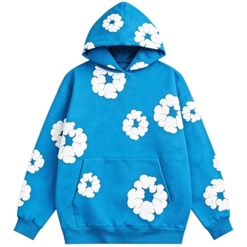 Amazon.com: RICK TOP ONE Y2K Style Bubble Print Hoodie, Long