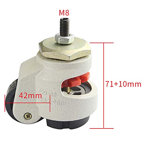Roulettes rétractables pour stabiliser un établi vibrant instable - 2