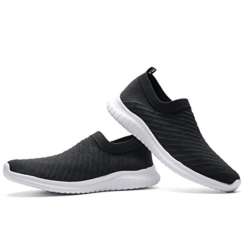 Image of TIOSEBON Men's Slip On Walking Shoes Arch Support Knit Mesh Lightweight Casual Comfortable Gym Workout Running Tennis Travel Standing Sneakers