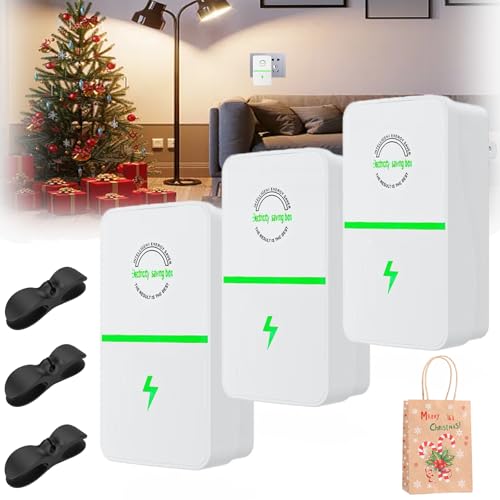 Miracle Watt Official, Miracle Watt Energy Saving Device, Miracle Watt Plug in Energy Saver, Household Electricity Saving Box, Power Saver Energy Saving Device 90v-250v (3PC)