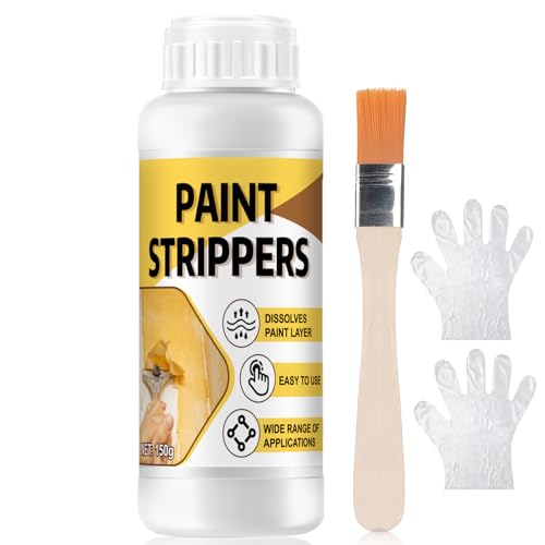 NoxGule 150g Decapante para Madera, Decapante Pintura Metal, Decapante, Potente Removedor de Pintura, Eliminar Pintura Vieja de Superficies de Madera y Metal