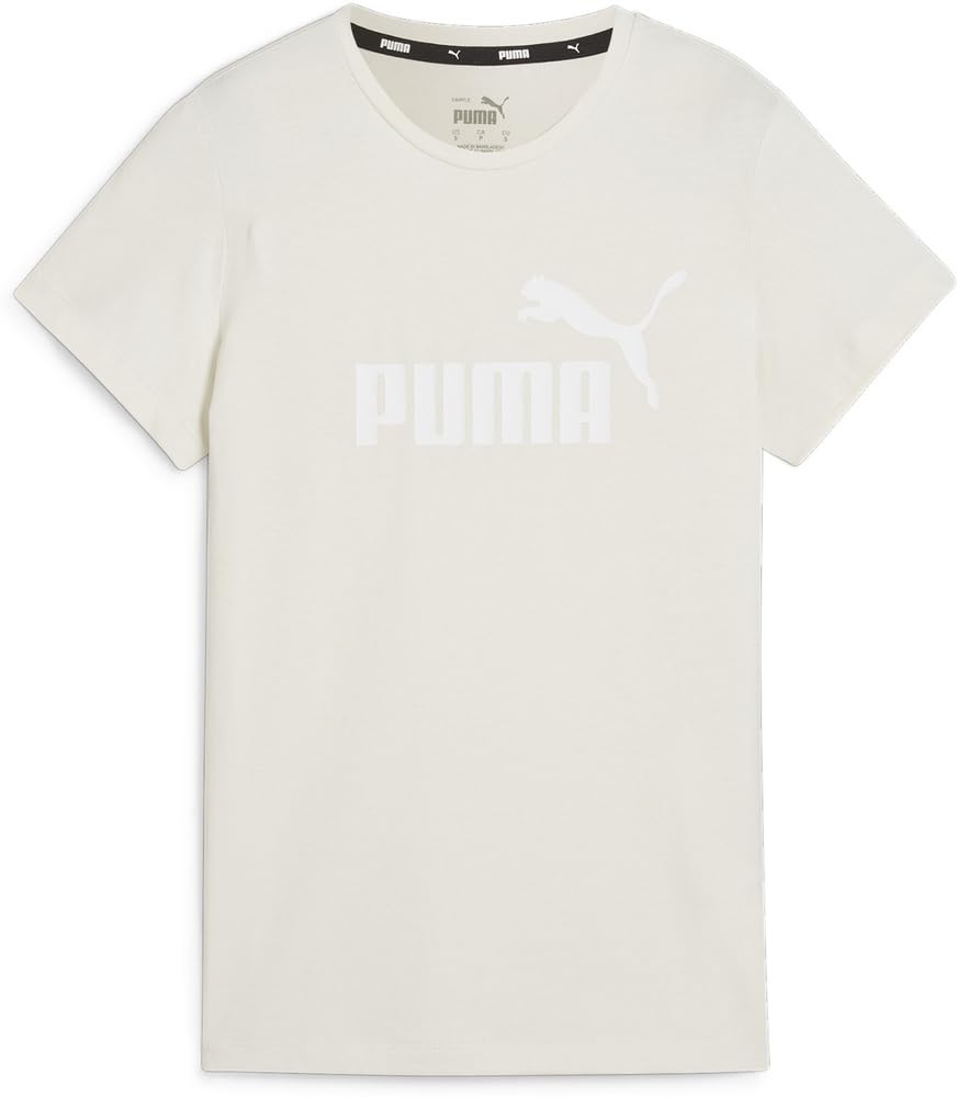PUMA Unisex Logo (S) Tees, Vapor Gray, L EU
