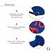Desert Cactus Southern Methodist University Baseball Hat SMU Mustangs Brimmed Embroidered Cap Adjustable Cloth Strap Adult (Style C) Blue