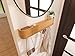 OLEEK Wall Coat Rack - Wall Shelf with Hooks - entryway Hooks - entryway Shelf - Modern Coat Rack - Wooden Coat Rack Wall Mount for Home Decor - Wooden Mount for Home Decor - Coat Hanger Wall Mount