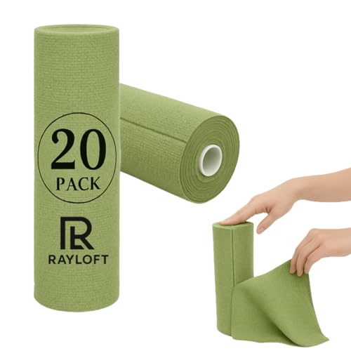 Image of Microfiber Cleaning Cloth Roll - 20 Reusable Washable Pre-Cut Towels | Tear-Away Kitchen Cleaning Cloth for Counters, Glass, Utensils, Appliances, & Home Surfaces - 25x25 cm Green