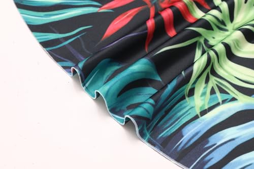 Image of Arshiner Girls Swimsuit 3 Piece Bathing Suits Cute Bikini Tankini Sets Teen Ruffle Swimwear with Cover Up Skirt