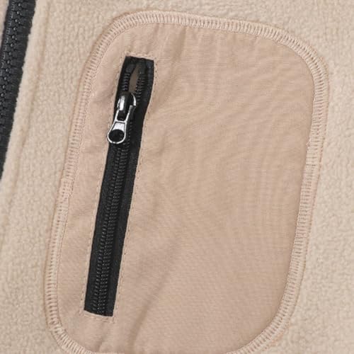 LittleSpring Neutral Kids Polar Fleece Vest Full Zip Sleeveless Jacket3