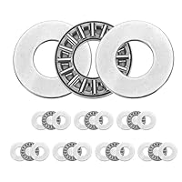 QUARKZMAN 8 Stück AXK1226+2AS Nadellager-Axialdrucklager mit Lagerscheiben, 12 mm x 26 mm x 4 mm Nadelrollenlager für Rasenmäher-LKW-Servolenkung