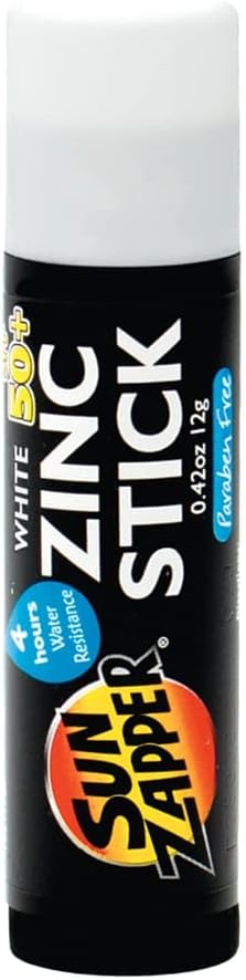 Zinc Stick SPF 50+ Sunscreen 0.42 oz stick White