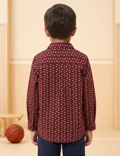 Image of Amazon Brand - Symbol Boys Regular Cotton All Over Printed Full Sleeve Shirt