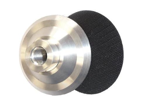 5 Piece 5" Aluminum Backer Pad 5/8-11 Thread for Diamond Polishing Pad Concrete