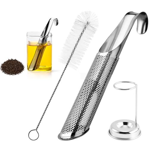 3 Pcs Tea Infuser Set with Tea Infuser,Base and Cleaning