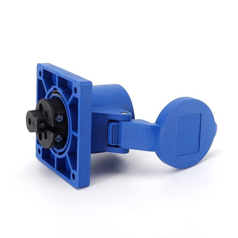 IEC60309 Waterproof CEE Industrial Connector Socket 3Pin 16A 250V 2P+E IP44 (Type-2）
