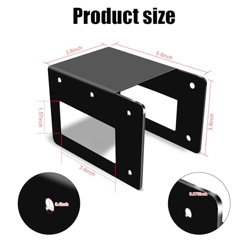 Zhitaoxun ZHI006 4 Pack Firewood Log Storage Rack Bracket,Indoor Outdoor Adjustable Heavy Duty Powder Coated Steel Holder,Fireplace Wood Storage thumb #1