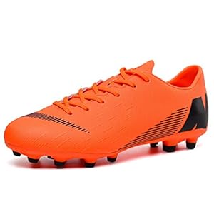 WOWEI Spikes Cleats Voetbalschoenen voor heren, met noppen, voetballaarzen, trainingsschoenen, professionele Spike Cleats Athletics, voetbalschoenen, jongeren, volwassenen, sneakers, outdoor sport
