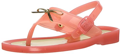 Baby Deer Girls' Jelly Sandals, coral, 6 Child US Toddler