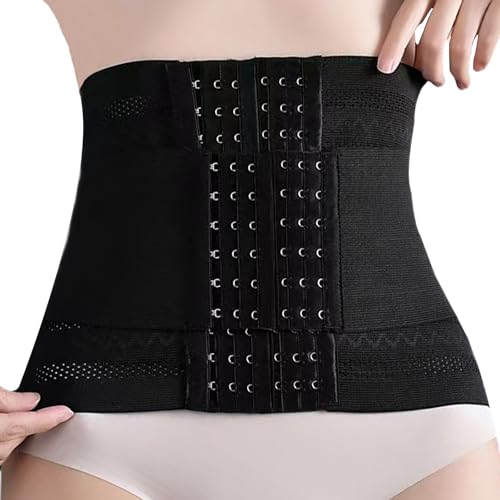 NICEIN Fajas Reductoras Mujer Abdomen, Ajustable Fajas Reductoras, Cinturilla Reductora Mujer, Faja Reductora Mujers Adelgazante, Corset Mujers Reductors, Unisexo (3 Filas, L)