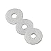 BQLZR Beige 12mm Dia Piano Felt Front Rail Regulating Punchings Keyboard Balance Washers Repair Parts Pack of 90