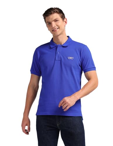 Image of U.S. POLO ASSN. Men's Cotton Regular Fit Polo Shirt (Ustshs2218 Me. Blue)