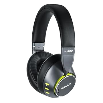 WAAW by ALOK Fone de Ouvido SENSE 210 Bluetooth Over Ear com Conectividade P2 e Bateria de Até 40 Horas