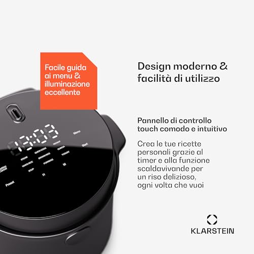 Klarstein cuociriso piccolo, cuociriso per 2