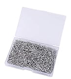 Y&YUAN 1 Inch Ball Head Dressmaker Pins Silver Straight Quilting Pins 1200 Count