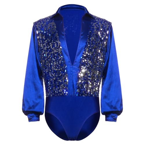 Body de baile de manga larga para hombre ideal para danza latina 3