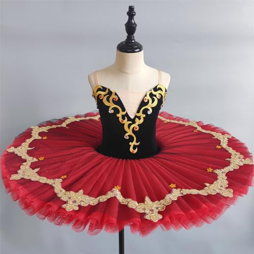 新しいキッズガールズキラキララインストーンバレエチュチュスカート