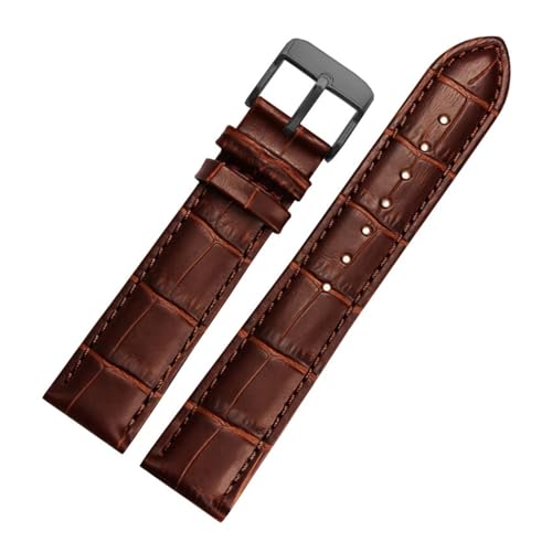 Bracelet de montre en cuir véritable Cong Yi 22mm à 28mm élégance intemporelle