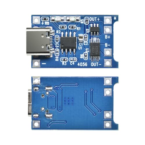 Image of TP4056 C TYPE Charging Module for 18650 Lithium Battery | 3.7V DIY Charger Board with Overcharge Protection